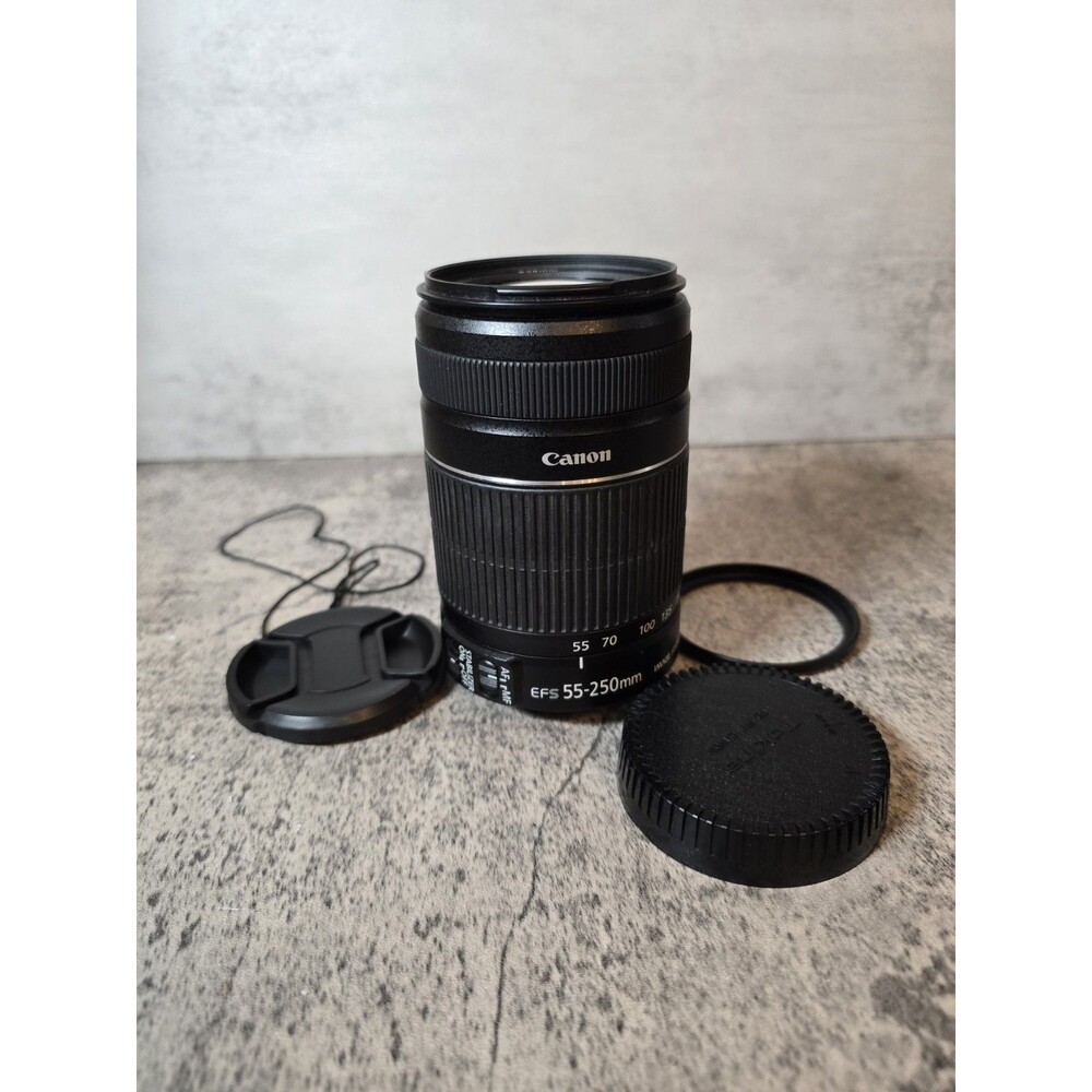Canon EF-S 55-250mm f/4-5.6 IS II Lens Tested Very Good Condition - Picture 3 of 9